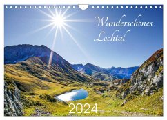 Wunderschönes Lechtal (Wandkalender 2024 DIN A4 quer), CALVENDO Monatskalender - Schäfer, Gerd