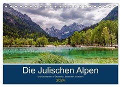 Die Julischen Alpen (Tischkalender 2024 DIN A5 quer), CALVENDO Monatskalender