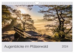 Augenblicke im Pfälzerwald (Wandkalender 2024 DIN A4 quer), CALVENDO Monatskalender