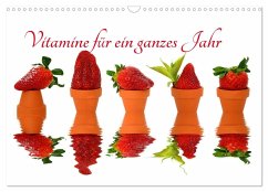 Vitamine für ein ganzes Jahr (Wandkalender 2024 DIN A3 quer), CALVENDO Monatskalender