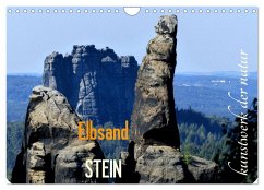 ElbsandSTEIN, kunstwerk der natur (Wandkalender 2024 DIN A4 quer), CALVENDO Monatskalender