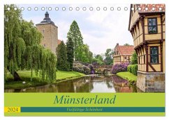 Münsterland - Vielfältige Schönheit (Tischkalender 2024 DIN A5 quer), CALVENDO Monatskalender
