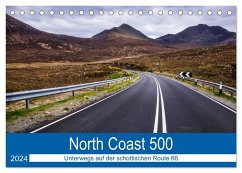 North Coast 500 - Schottlands Traumstraße (Tischkalender 2024 DIN A5 quer), CALVENDO Monatskalender