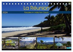 La Réunion - Paradies im indischen Ozean (Tischkalender 2024 DIN A5 quer), CALVENDO Monatskalender