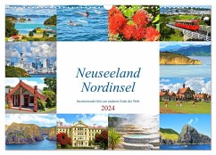 Neuseeland Nordinsel - faszinierende Orte am anderen Ende der Welt (Wandkalender 2024 DIN A3 quer), CALVENDO Monatskalender