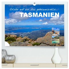 Erlebe mit mir das geheimnisvolle Tasmanien (hochwertiger Premium Wandkalender 2024 DIN A2 quer), Kunstdruck in Hochglanz