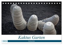Kaktus Garten Lanzarote (Tischkalender 2024 DIN A5 quer), CALVENDO Monatskalender - Krieger, Peter