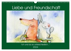 Liebe und Freundschaft (Wandkalender 2024 DIN A3 quer), CALVENDO Monatskalender