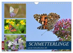 Schmetterlinge auf der Schwäbischen Alb (Wandkalender 2024 DIN A4 quer), CALVENDO Monatskalender - Gugigei