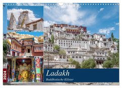 Ladakh - Buddhistische Klöster (Wandkalender 2024 DIN A3 quer), CALVENDO Monatskalender