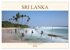 Sri Lanka Das Wunder Asiens (Wandkalender 2024 DIN A2 quer), CALVENDO Monatskalender