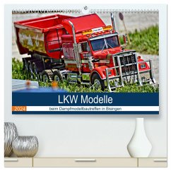 LKW Modelle beim Dampfmodellbautreffen in Bisingen (hochwertiger Premium Wandkalender 2024 DIN A2 quer), Kunstdruck in Hochglanz - Günther, Geiger