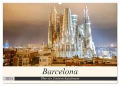Barcelona - Über den Dächern Kataloniens (Wandkalender 2024 DIN A2 quer), CALVENDO Monatskalender - Nawrocki, Markus