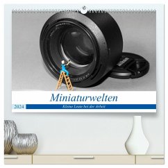 Miniaturwelten - Kleine Leute bei der Arbeit (hochwertiger Premium Wandkalender 2024 DIN A2 quer), Kunstdruck in Hochglanz - Trimbach, Jürgen