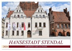 Hansestadt Stendal (Wandkalender 2024 DIN A3 quer), CALVENDO Monatskalender