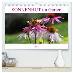 Sonnenhut im Garten (hochwertiger Premium Wandkalender 2024 DIN A2 quer), Kunstdruck in Hochglanz