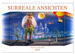 Surreale Ansichten (Wandkalender 2024 DIN A4 quer), CALVENDO Monatskalender
