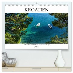 Kroatien - Landschaften am Mittelmeer (hochwertiger Premium Wandkalender 2024 DIN A2 quer), Kunstdruck in Hochglanz