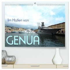 Im Hafen von Genua (hochwertiger Premium Wandkalender 2024 DIN A2 quer), Kunstdruck in Hochglanz - J. Richtsteig, Walter