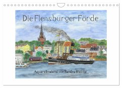 Die Flensburger Förde (Wandkalender 2024 DIN A4 quer), CALVENDO Monatskalender - Steinke, Sandra