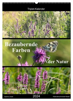 Bezaubernde Farben der Natur (Wandkalender 2024 DIN A2 hoch), CALVENDO Monatskalender - Löwer, Sabine