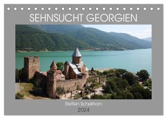 Sehnsucht Georgien (Tischkalender 2024 DIN A5 quer), CALVENDO Monatskalender