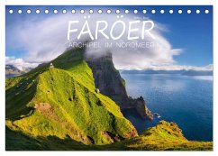 Färöer - Archipel im Nordmeer (Tischkalender 2024 DIN A5 quer), CALVENDO Monatskalender - L. Beyer, Stefan