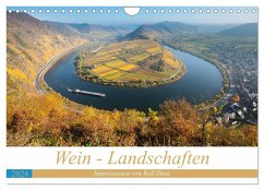 Wein - Landschaften (Wandkalender 2024 DIN A4 quer), CALVENDO Monatskalender
