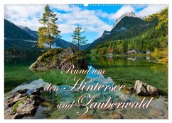 Rund um den Hintersee und Zauberwald (Wandkalender 2024 DIN A2 quer), CALVENDO Monatskalender