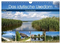 Das idyllische Usedom (Wandkalender 2024 DIN A4 quer), CALVENDO Monatskalender