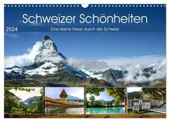 Schweizer Schönheiten (Wandkalender 2024 DIN A3 quer), CALVENDO Monatskalender