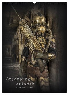 Steampunk Artwork (Wandkalender 2024 DIN A2 hoch), CALVENDO Monatskalender
