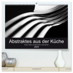 Abstraktes aus der Küche - Messer, Gabeln und Löffel kreativ in Szene gesetzt (hochwertiger Premium Wandkalender 2024 DIN A2 quer), Kunstdruck in Hochglanz