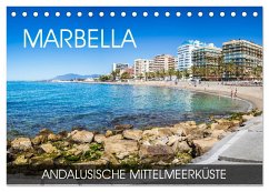 Marbella - andalusische Mittelmeerküste (Tischkalender 2024 DIN A5 quer), CALVENDO Monatskalender