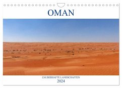 Oman - Zauberhafte Landschaften (Wandkalender 2024 DIN A4 quer), CALVENDO Monatskalender