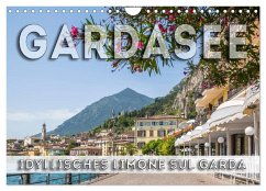 GARDASEE Idyllisches Limone sul Garda (Wandkalender 2024 DIN A4 quer), CALVENDO Monatskalender