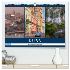 Kuba, karibische Träume (hochwertiger Premium Wandkalender 2024 DIN A2 quer), Kunstdruck in Hochglanz