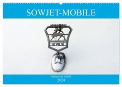 Sowjet-Mobile - Oldtimer der UdSSR (Wandkalender 2024 DIN A2 quer), CALVENDO Monatskalender