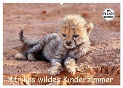 Afrikas wildes Kinderzimmer (Wandkalender 2024 DIN A2 quer), CALVENDO Monatskalender - Herzog, Michael