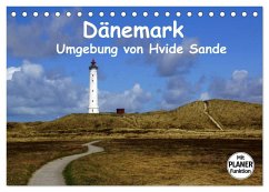 Dänemark - Umgebung von Hvide Sande (Tischkalender 2024 DIN A5 quer), CALVENDO Monatskalender