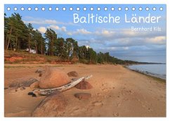 Baltische Länder (Tischkalender 2024 DIN A5 quer), CALVENDO Monatskalender