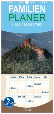 Familienplaner 2024 - Faszination Pfalz mit 5 Spalten (Wandkalender, 21 x 45 cm) CALVENDO