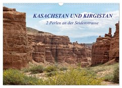 Kasachstan und Kirgistan (Wandkalender 2024 DIN A3 quer), CALVENDO Monatskalender