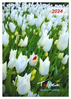 Tulpen. Bunter Frühling (Tischkalender 2024 DIN A5 hoch), CALVENDO Monatskalender - Kareva, Eugeniya