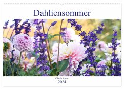 Dahliensommer (Wandkalender 2024 DIN A2 quer), CALVENDO Monatskalender - Kruse, Gisela