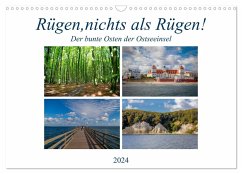 Rügen, nichts als Rügen! (Wandkalender 2024 DIN A3 quer), CALVENDO Monatskalender