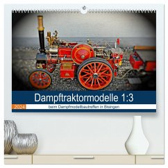 Dampftraktormodelle 1:3 beim Dampfmodellbautreffen in Bisingen (hochwertiger Premium Wandkalender 2024 DIN A2 quer), Kunstdruck in Hochglanz - Günther, Geiger