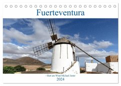 Fuerteventura - Hart am Wind (Tischkalender 2024 DIN A5 quer), CALVENDO Monatskalender