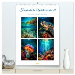 Fantastische Unterwasserwelt (hochwertiger Premium Wandkalender 2024 DIN A2 hoch), Kunstdruck in Hochglanz - Gierok-Latniak, Steffen