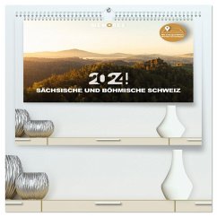 Sächsische und Böhmische Schweiz (hochwertiger Premium Wandkalender 2024 DIN A2 quer), Kunstdruck in Hochglanz - Bisanz, Benjamin